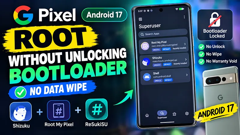 GhostLock Root on Supported Google Pixel Builds with a Locked Bootloader