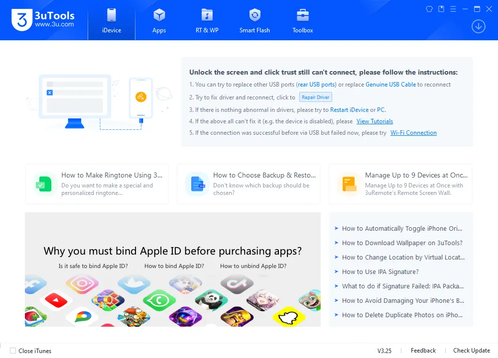 3uTools review & download