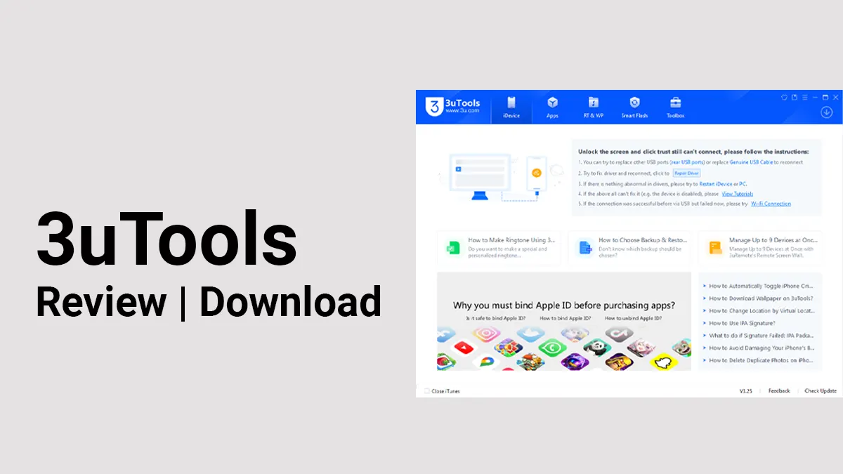 3uTools Review: Complete iOS Management Tool Guide
