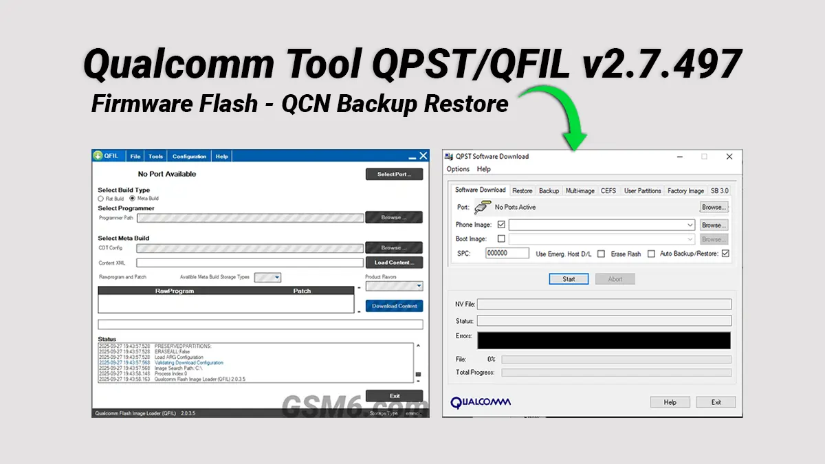 QPST v2.7.497 Download 2025: QFIL Tool Guide for QDLoader 9008 Fix | Free