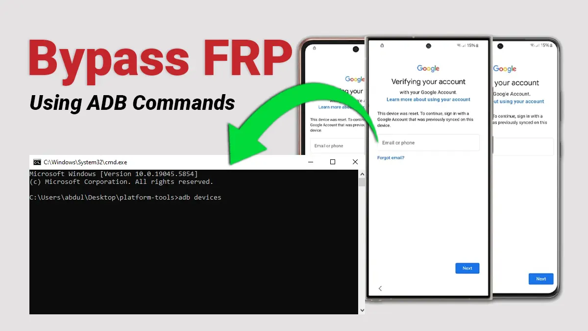 How to Bypass FRP Using ADB Commands [2025 Working Method]