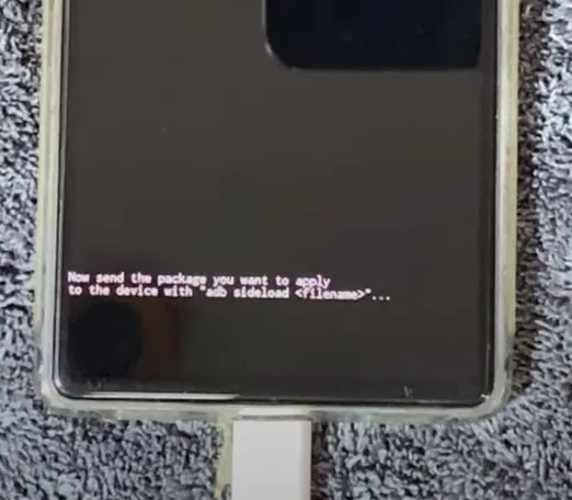 Flash Google Pixel without unlocking bootloader using ADB sideload mode on recovery screen