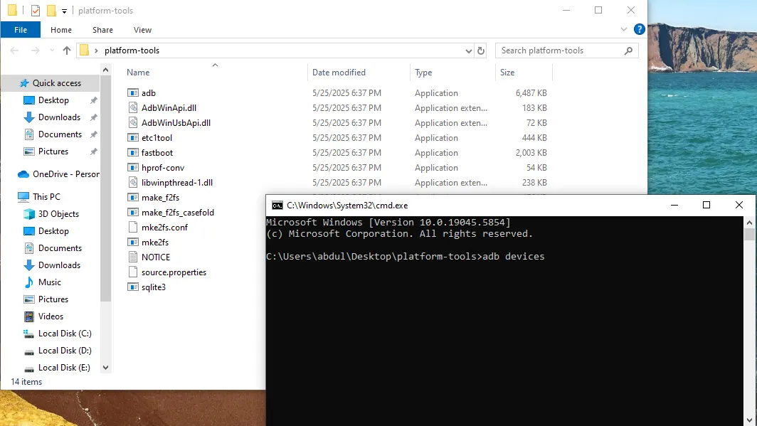Android platform tools ADB Fastboot download setup for Google Pixel flashing